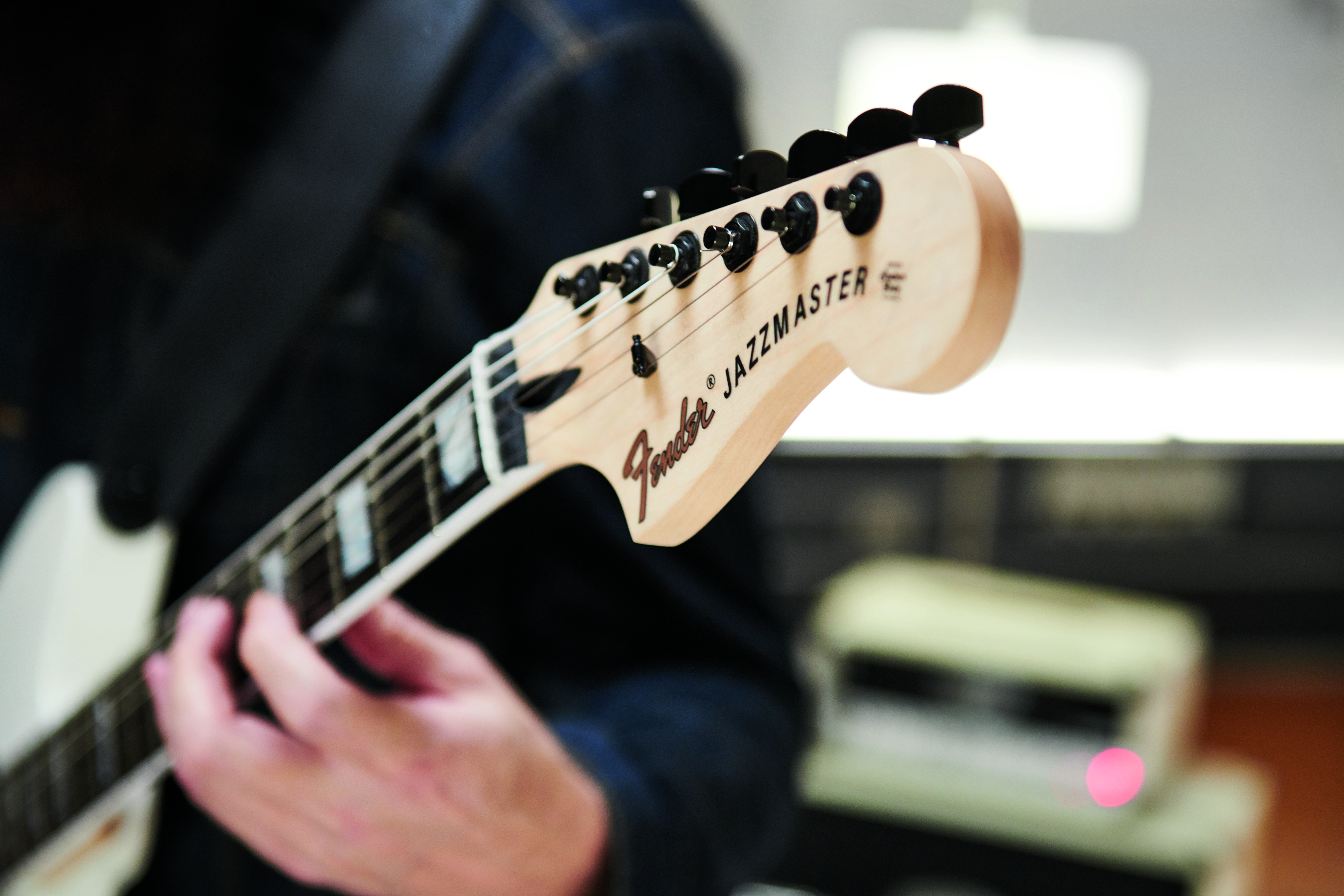 Fender Jim Root Jazzmaster V4 Mex Signature Hh Emg Ht Eb - Artic White - Retro-Rock-E-Gitarre - Variation 4