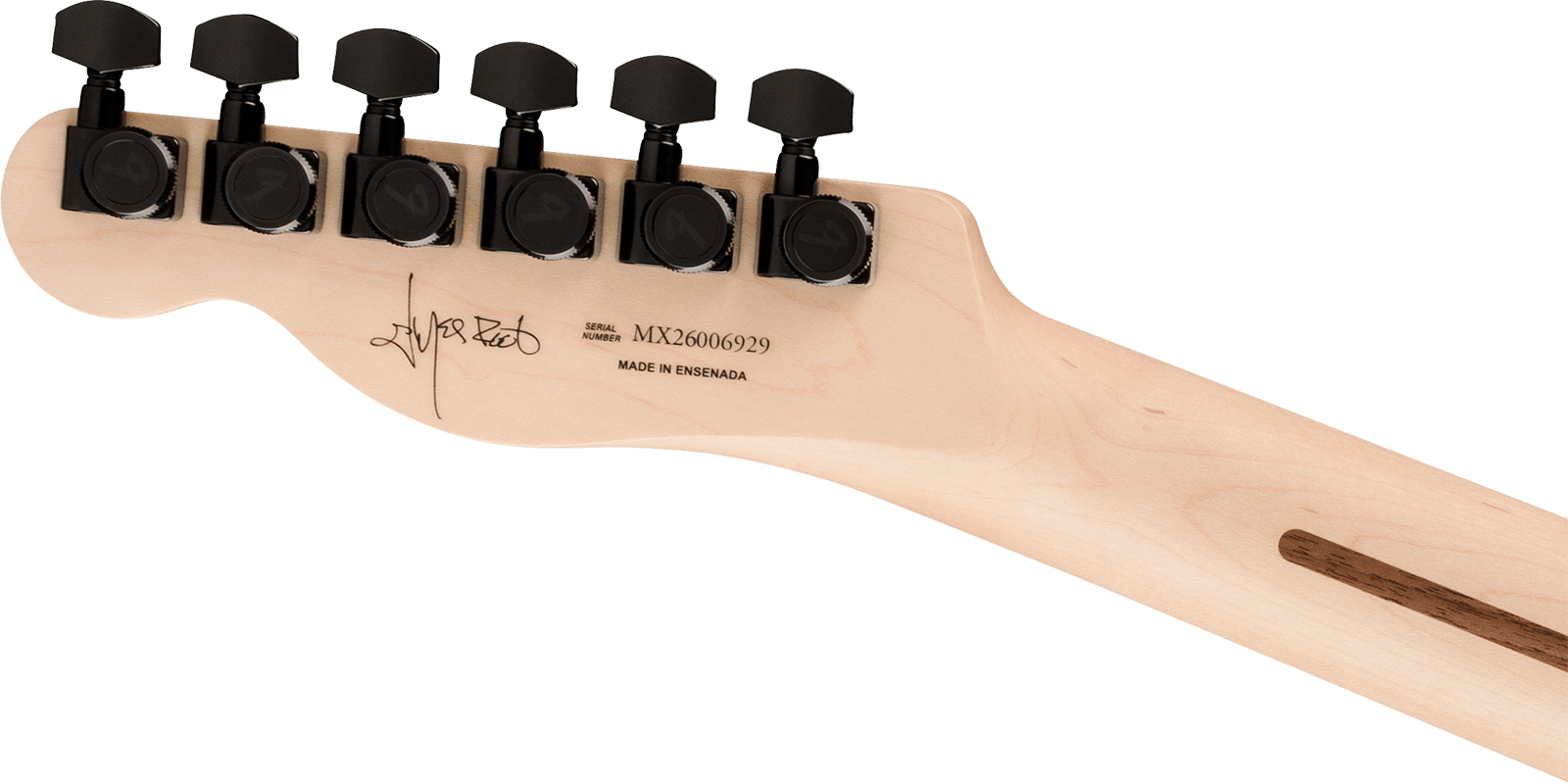 Fender Jim Root Tele Mex Ltd Signature 2h Ht Eb - Shoreline Gold - Signature-E-Gitarre - Variation 3