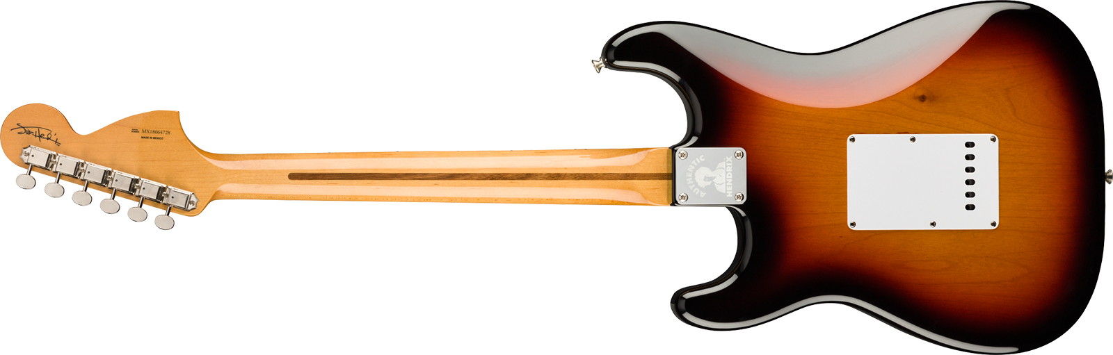 Fender Jimi Hendrix Strat Mex Signature 3s Trem Mn - 3-color Sunburst - E-Gitarre in Str-Form - Variation 1