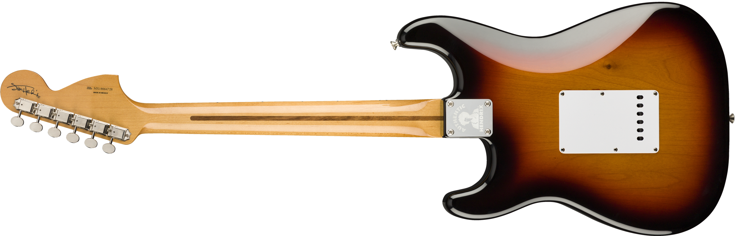 Fender Jimi Hendrix Strat Signature 2018 Mn - 3-color Sunburst - E-Gitarre in Str-Form - Variation 1