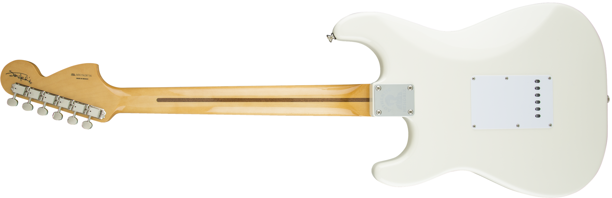 Fender Jimi Hendrix Stratocaster (mex, Mn) - Olympic White - E-Gitarre in Str-Form - Variation 1