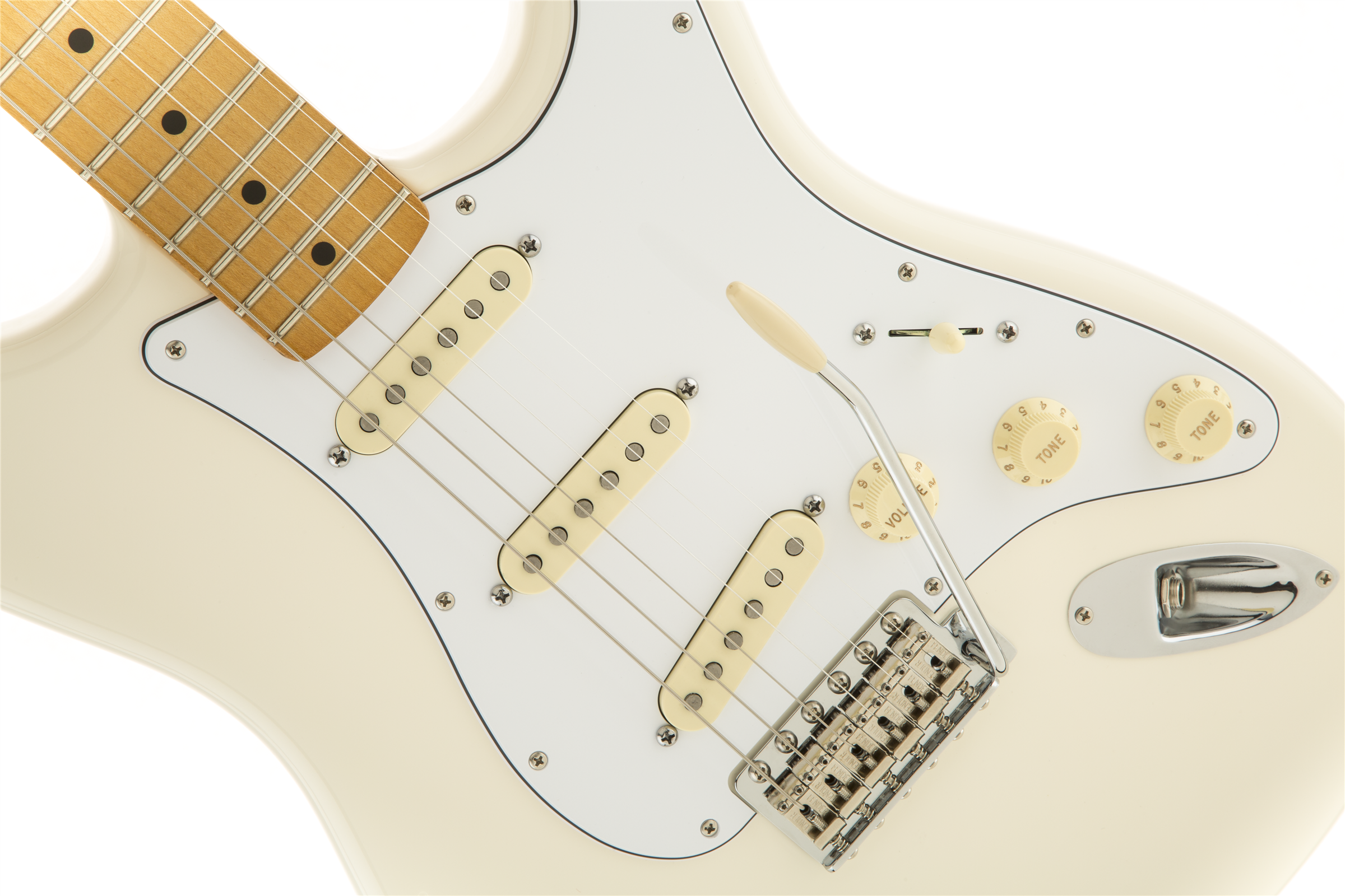 Fender Jimi Hendrix Stratocaster (mex, Mn) - Olympic White - E-Gitarre in Str-Form - Variation 2