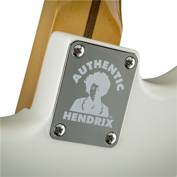 Fender Jimi Hendrix Stratocaster (mex, Mn) - Olympic White - E-Gitarre in Str-Form - Variation 5