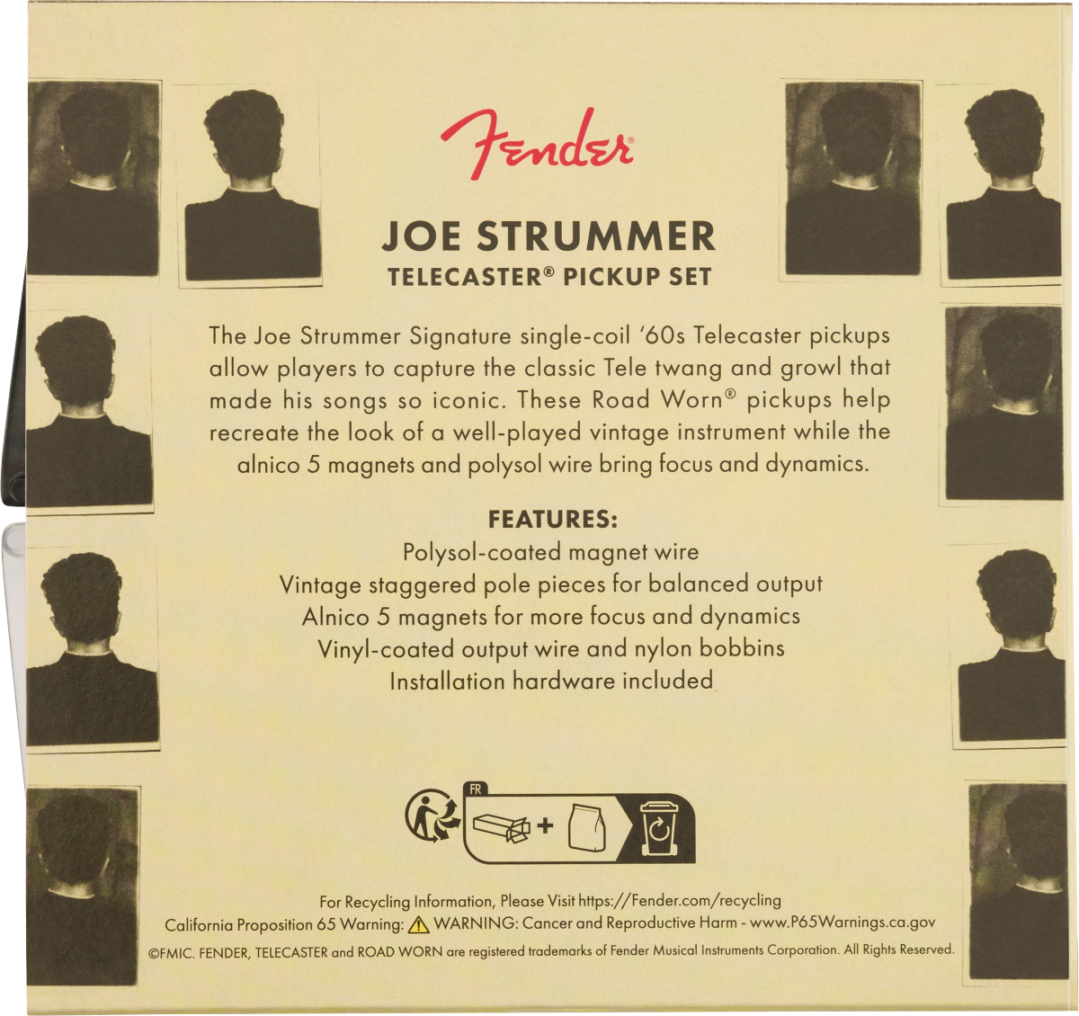 Fender Joe Strummer Tele Pickup Set Signature 2s - Gitarre Tonabnehmer - Variation 1