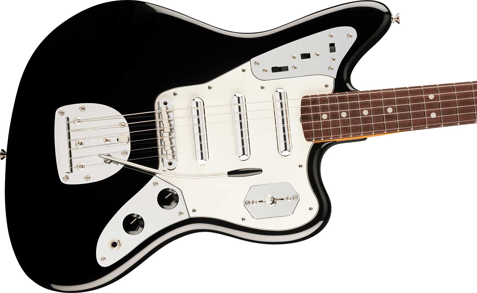 Fender Johnny Marr Jaguar Special Usa Ltd Signature Shsc 3s Trem Rw - Black - Signature-E-Gitarre - Variation 2