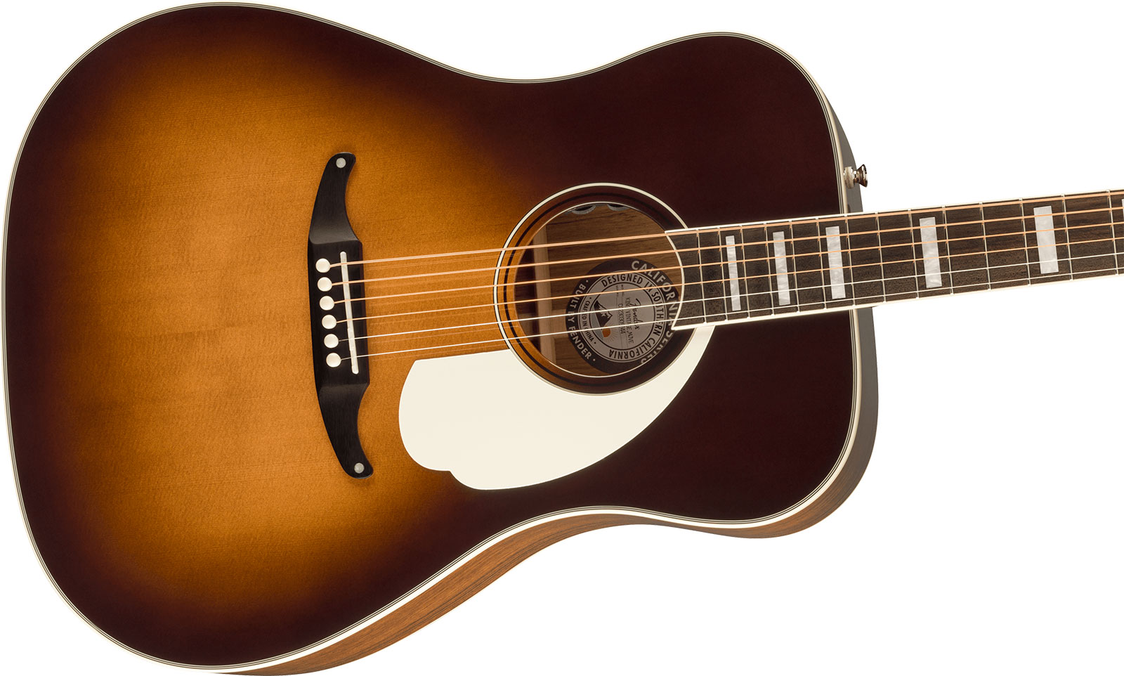 Fender King Vintage California Dreadnought Epicea Ovangkol Ova - Mojave - Elektroakustische Gitarre - Variation 2