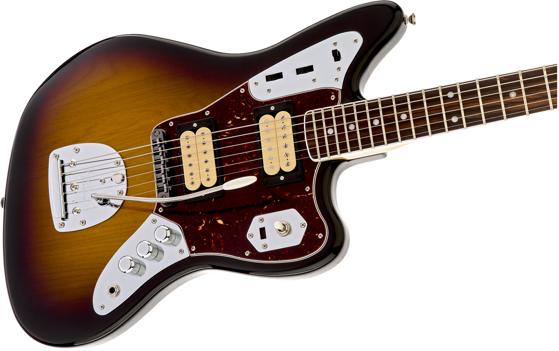 Fender Kurt Cobain Jaguar Mex Hh Trem Rw - 3-color Sunburst - Retro-Rock-E-Gitarre - Variation 2