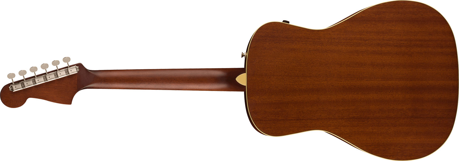 Fender Malibu Player 2023 Parlor Epicea Sapele Wal - Olympic White - Elektroakustische Gitarre - Variation 1