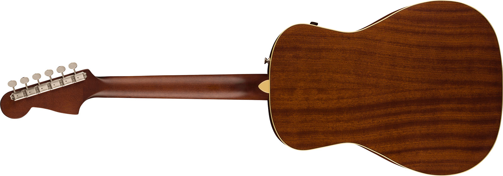 Fender Malibu Player 2023 Parlor Epicea Sapele Wal - Fiesta Red - Elektroakustische Gitarre - Variation 1