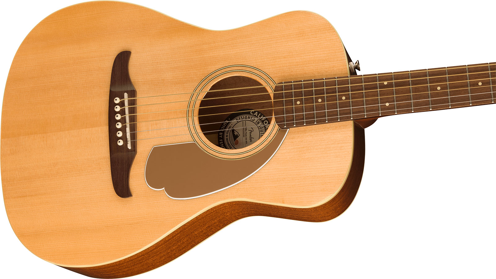Fender Malibu Player 2023 Parlor Epicea Sapele Wal - Natural - Elektroakustische Gitarre - Variation 2
