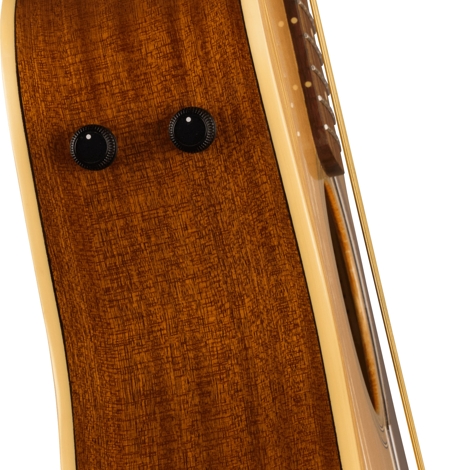Fender Malibu Player 2023 Parlor Epicea Sapele Wal - Natural - Elektroakustische Gitarre - Variation 3