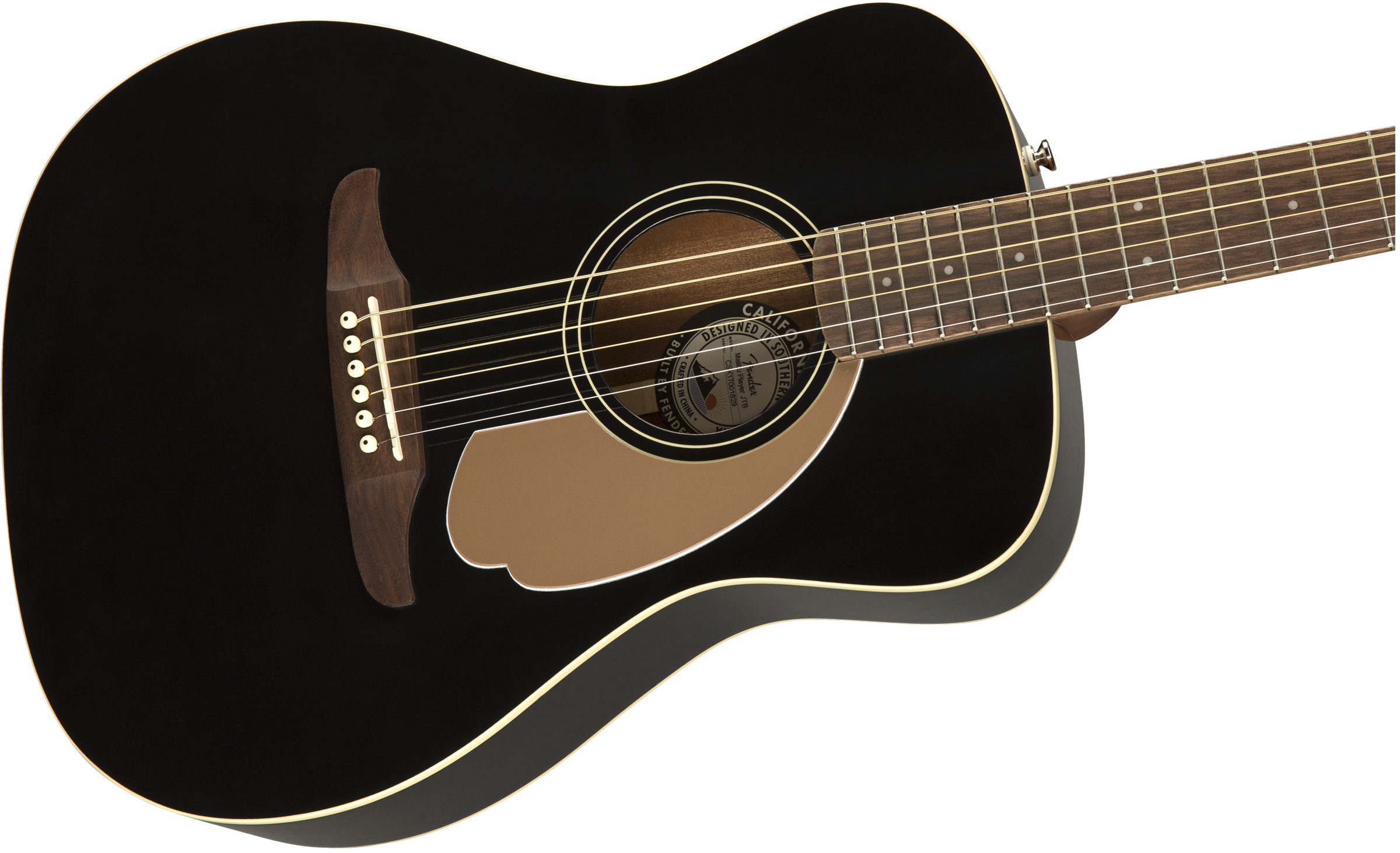 Fender Malibu Player - Jetty Black - Westerngitarre & electro - Variation 2