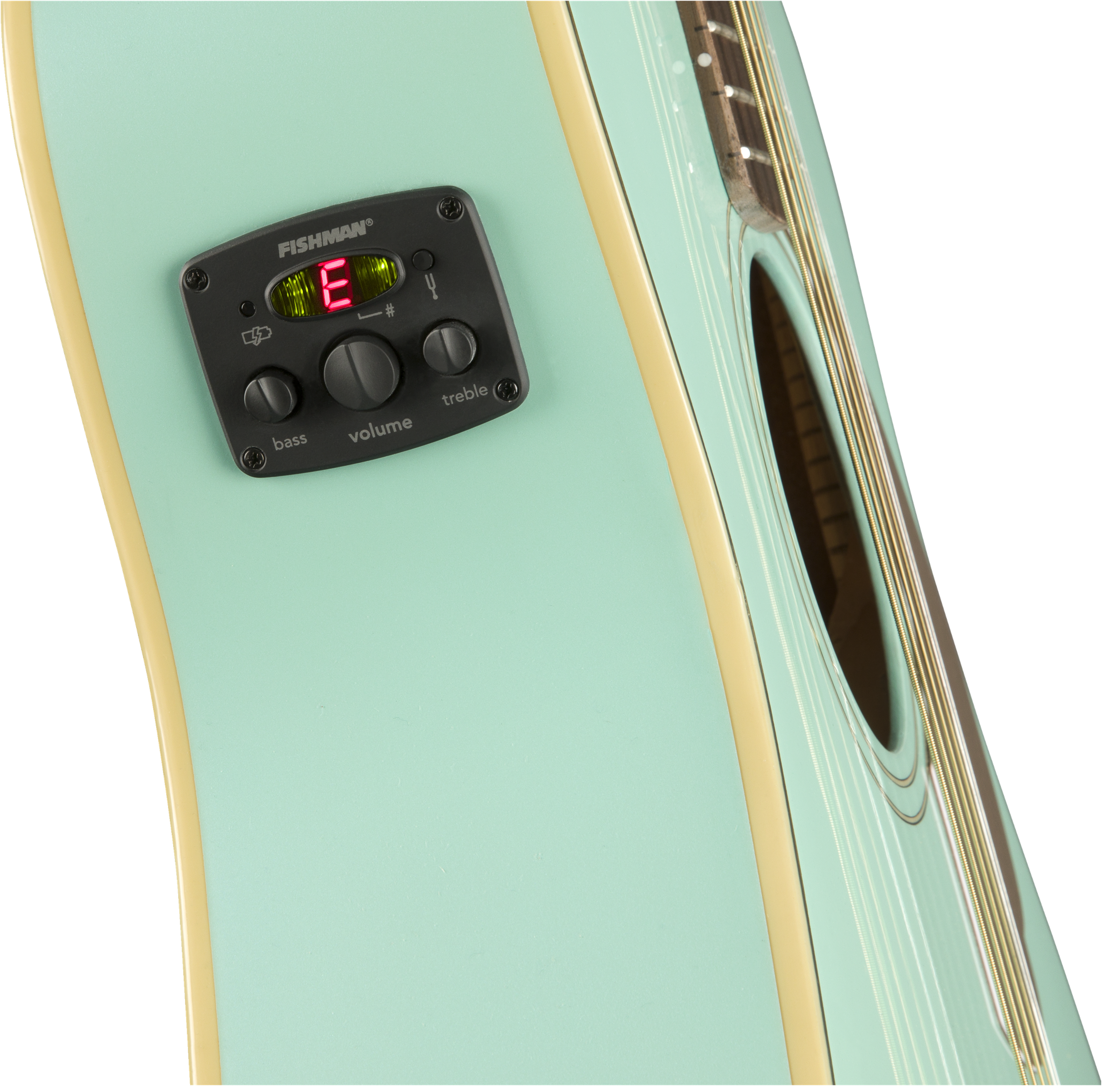 Fender Malibu Player Concert Epicea Acajou Wal - Aqua Splash - Westerngitarre & electro - Variation 3