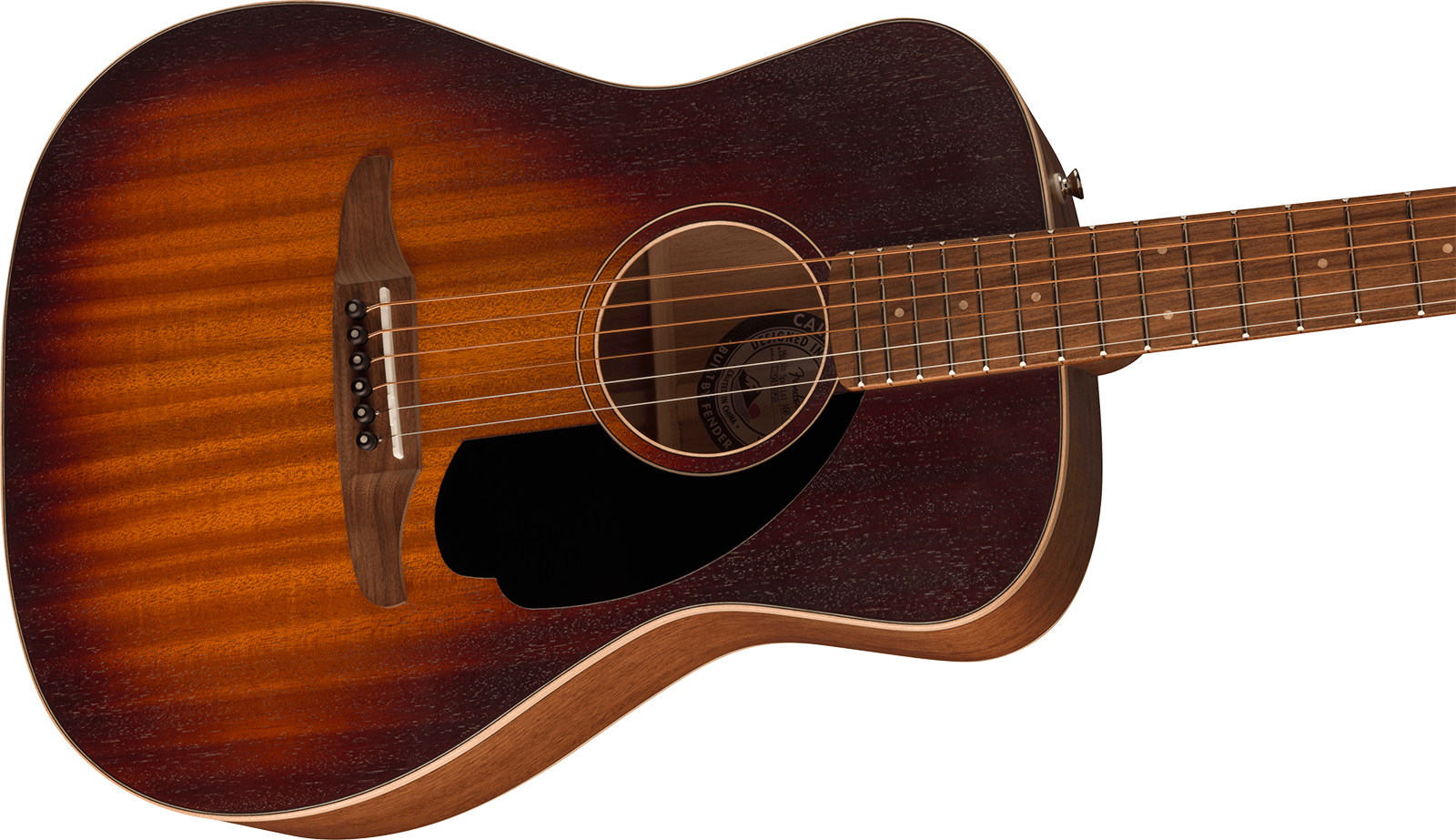 Fender Malibu Special California Parlor Tout Okoume Pf - Honey Burst - Elektroakustische Gitarre - Variation 2