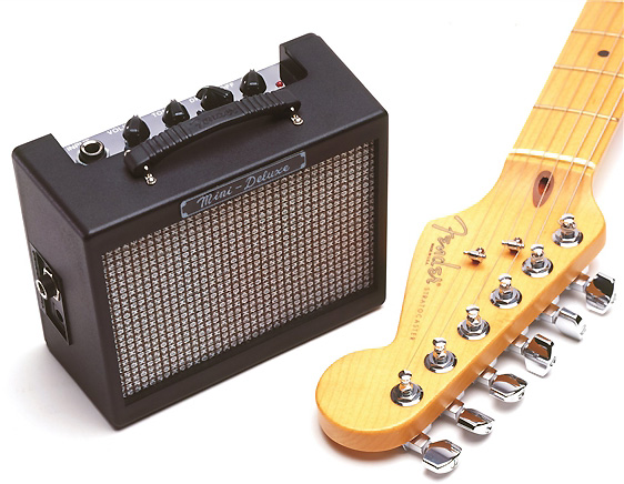 Fender Md20 Mini Deluxe Amplifier 1w 2x2 Black - Mini-Verstärker für Gitarre - Variation 1