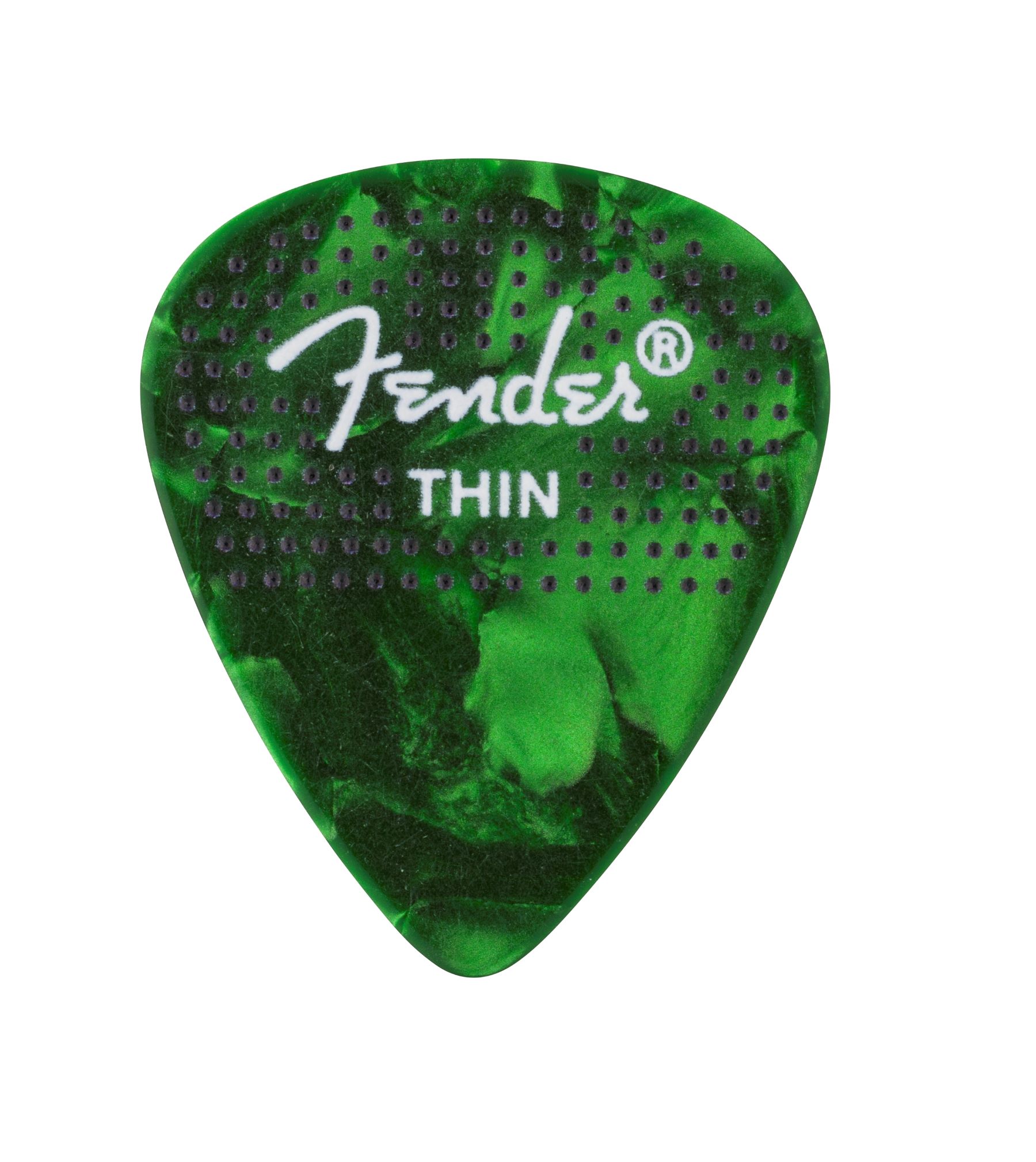 Fender Mediators 351 CelluloÏde À Points (12pk) Mince - Plektren - Variation 7