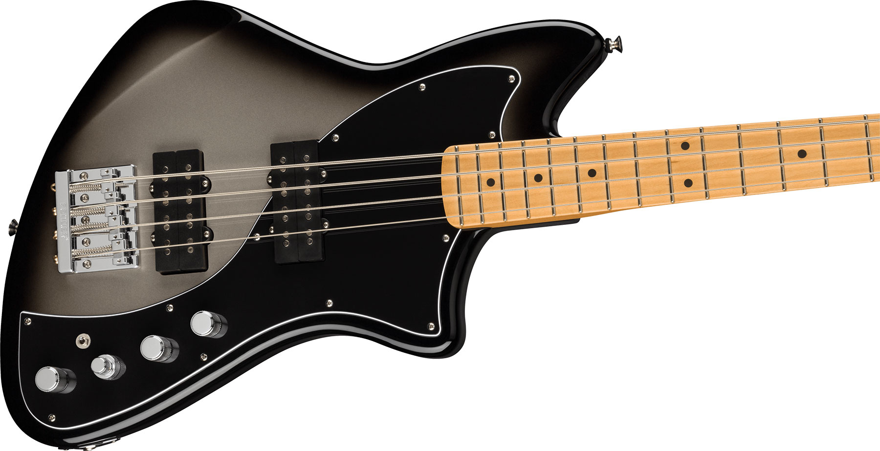 Fender Meteora Bass Active Player Plus Mex Mn - Silver Burst - Solidbody E-bass - Variation 2