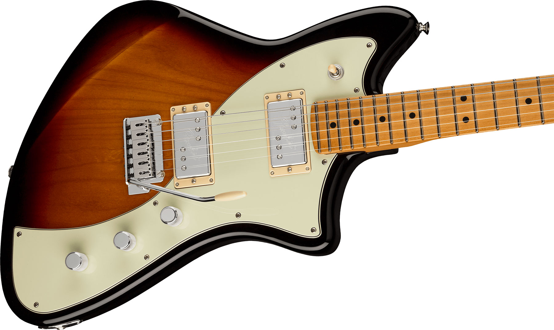 Fender Meteora Player Plus Hh Mex 2h Ht Mn - 3-color Sunburst - Retro-Rock-E-Gitarre - Variation 2
