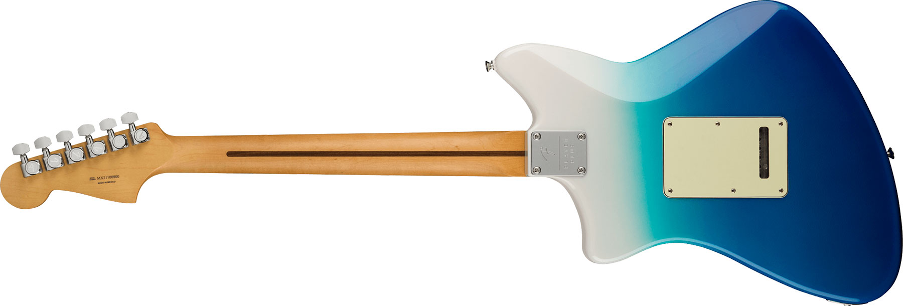 Fender Meteora Player Plus Hh Mex 2h Ht Pf - Belair Blue - Retro-Rock-E-Gitarre - Variation 1