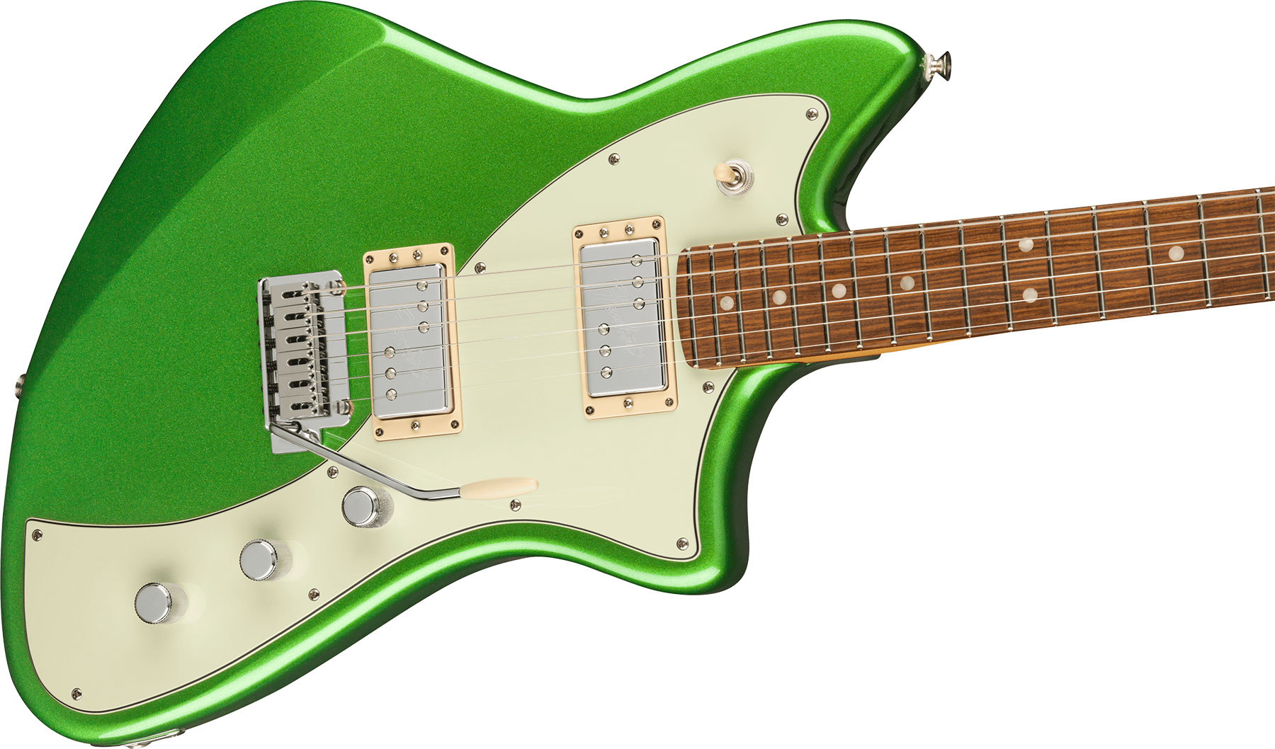 Fender Meteora Player Plus Hh Mex 2h Ht Pf - Cosmic Jade - Retro-Rock-E-Gitarre - Variation 2