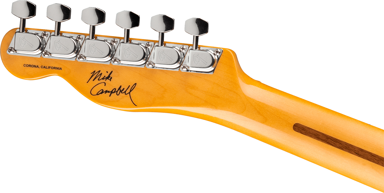 Fender Mike Campbell Tele Red Dog Stories Usa Signature Shh Trem Mn - Red Dog Red - E-Gitarre in Teleform - Variation 4