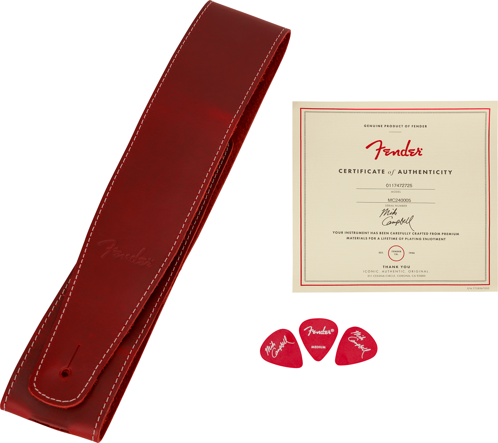 Fender Mike Campbell Tele Red Dog Stories Usa Signature Shh Trem Mn - Red Dog Red - E-Gitarre in Teleform - Variation 6