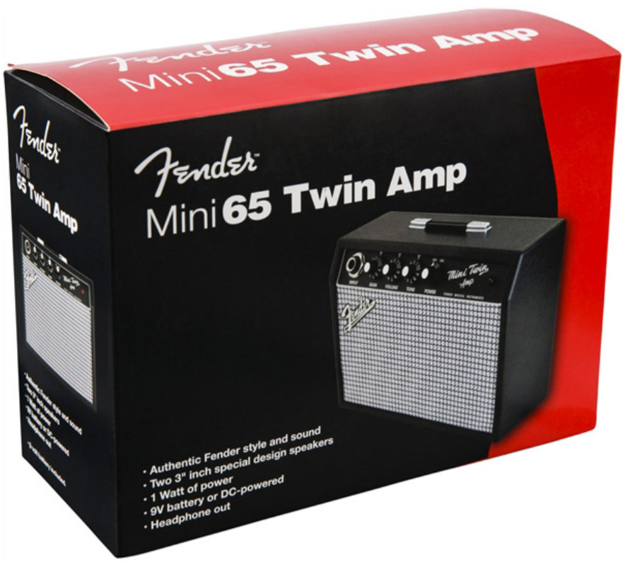 Fender Mini '65 Twin Amp 1w 2x3 - Mini-Verstärker für Gitarre - Variation 3