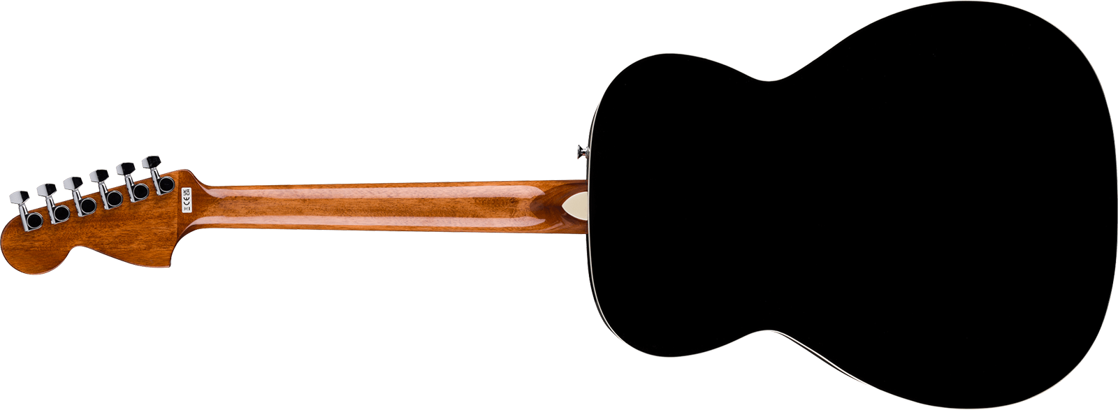 Fender Monterey California Standard Om Epicea Sapele Wal - Black - Folk-Gitarre - Variation 1