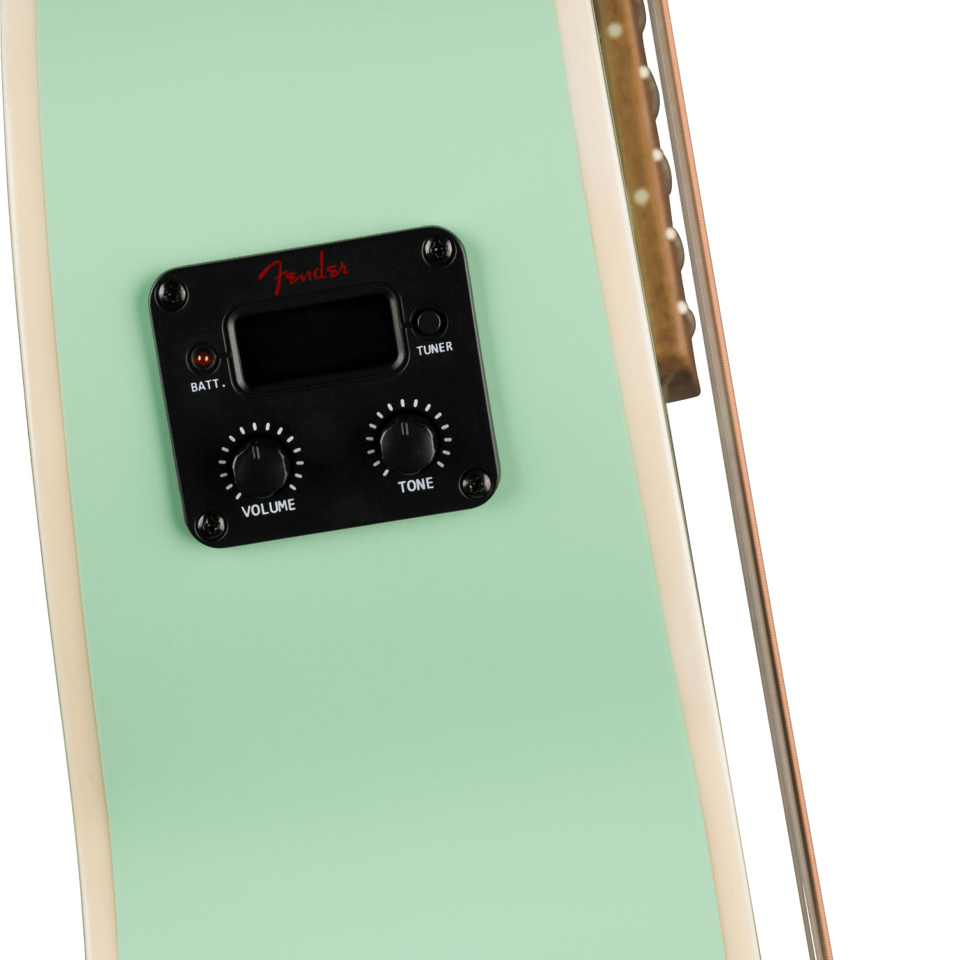 Fender Monterey E California Standard Om Epicea Sapele Wal - Surf Green - Folk-Gitarre - Variation 2