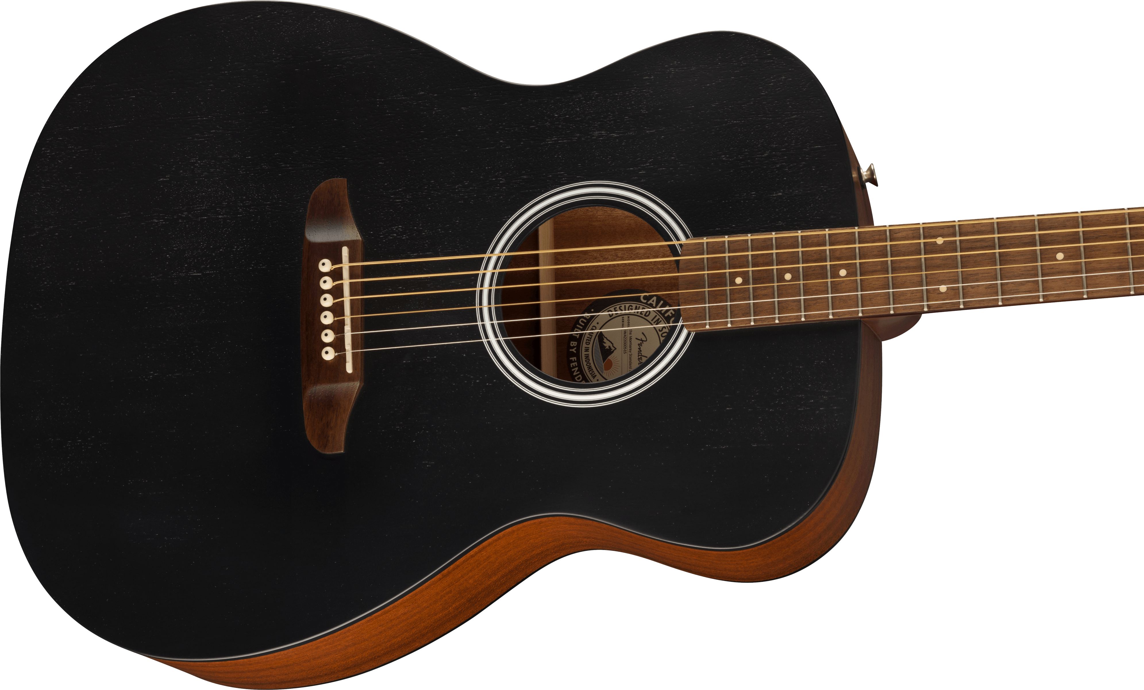 Fender Monterey Standard Sapelle Wal - Black Top - Westerngitarre & electro - Variation 2