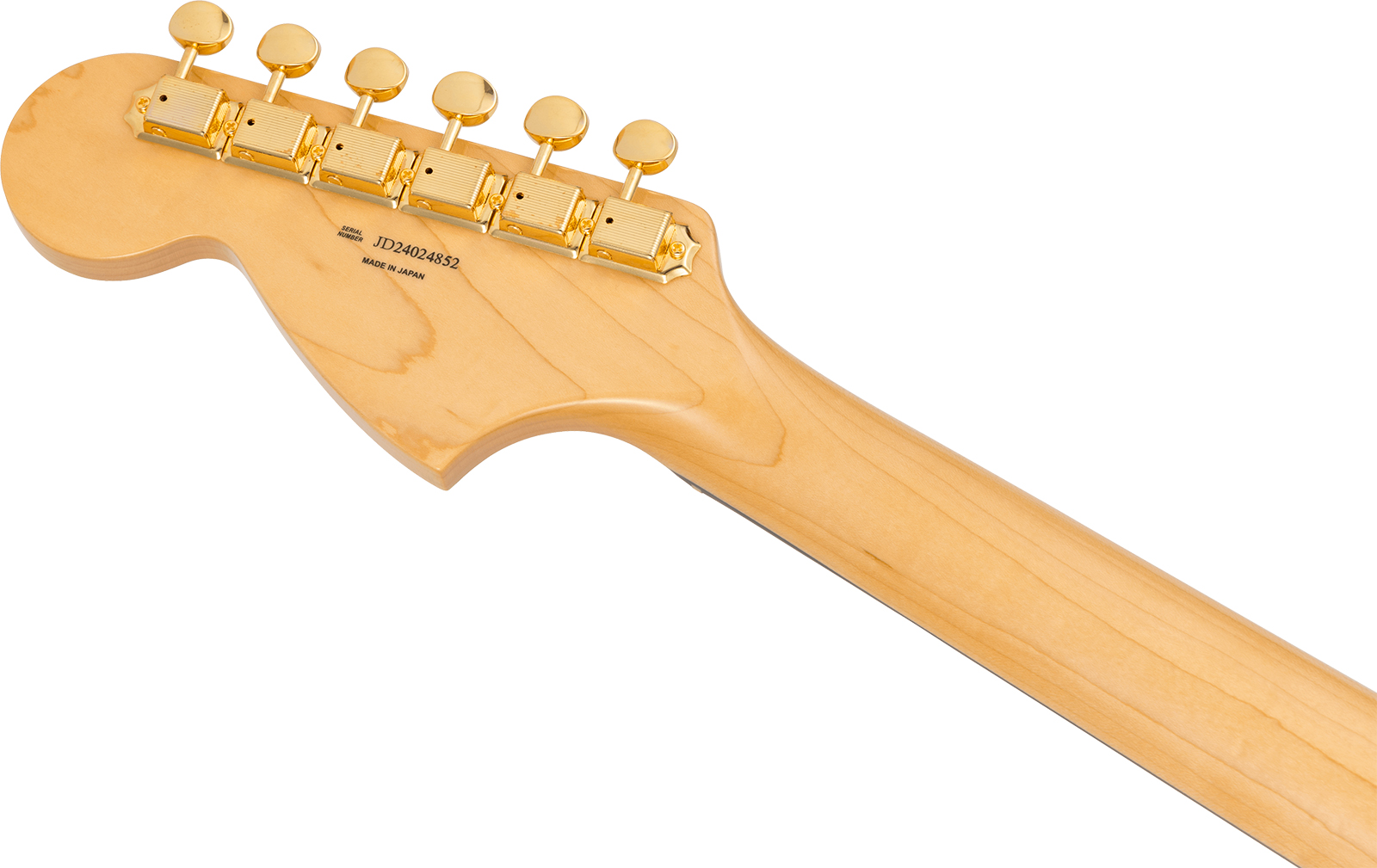 Fender Mustang 60s Traditional Mij Ltd Jap Shsc 2s Trem Rw - Black Pearl - Retro-Rock-E-Gitarre - Variation 4