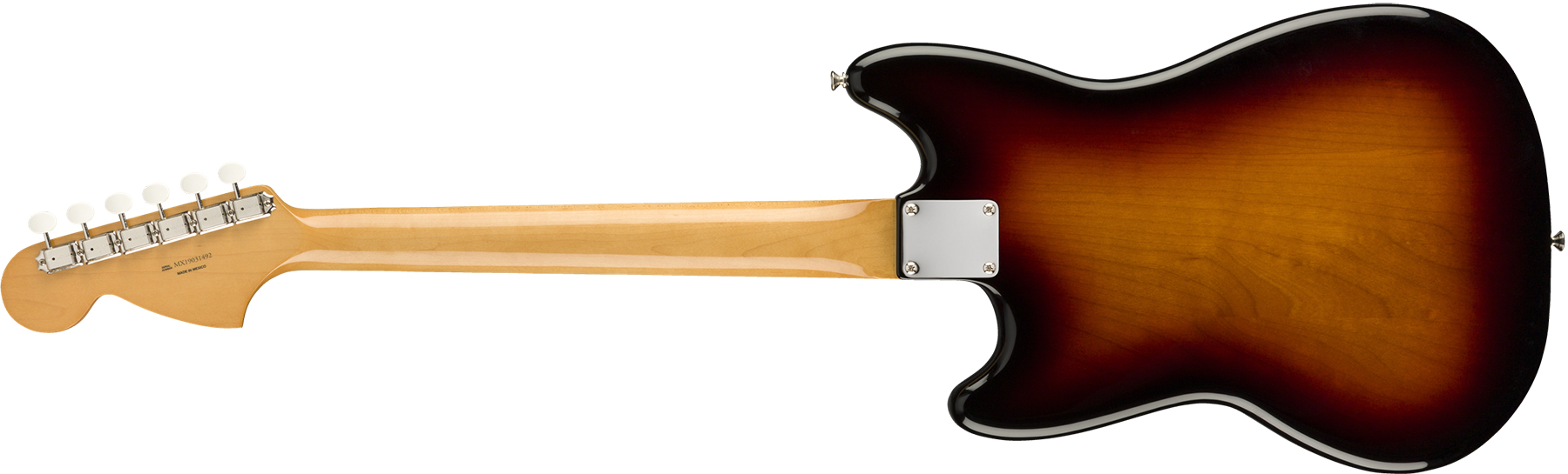 Fender Mustang 60s Vintera Vintage Mex Pf - 3-color Sunburst - Retro-Rock-E-Gitarre - Variation 1