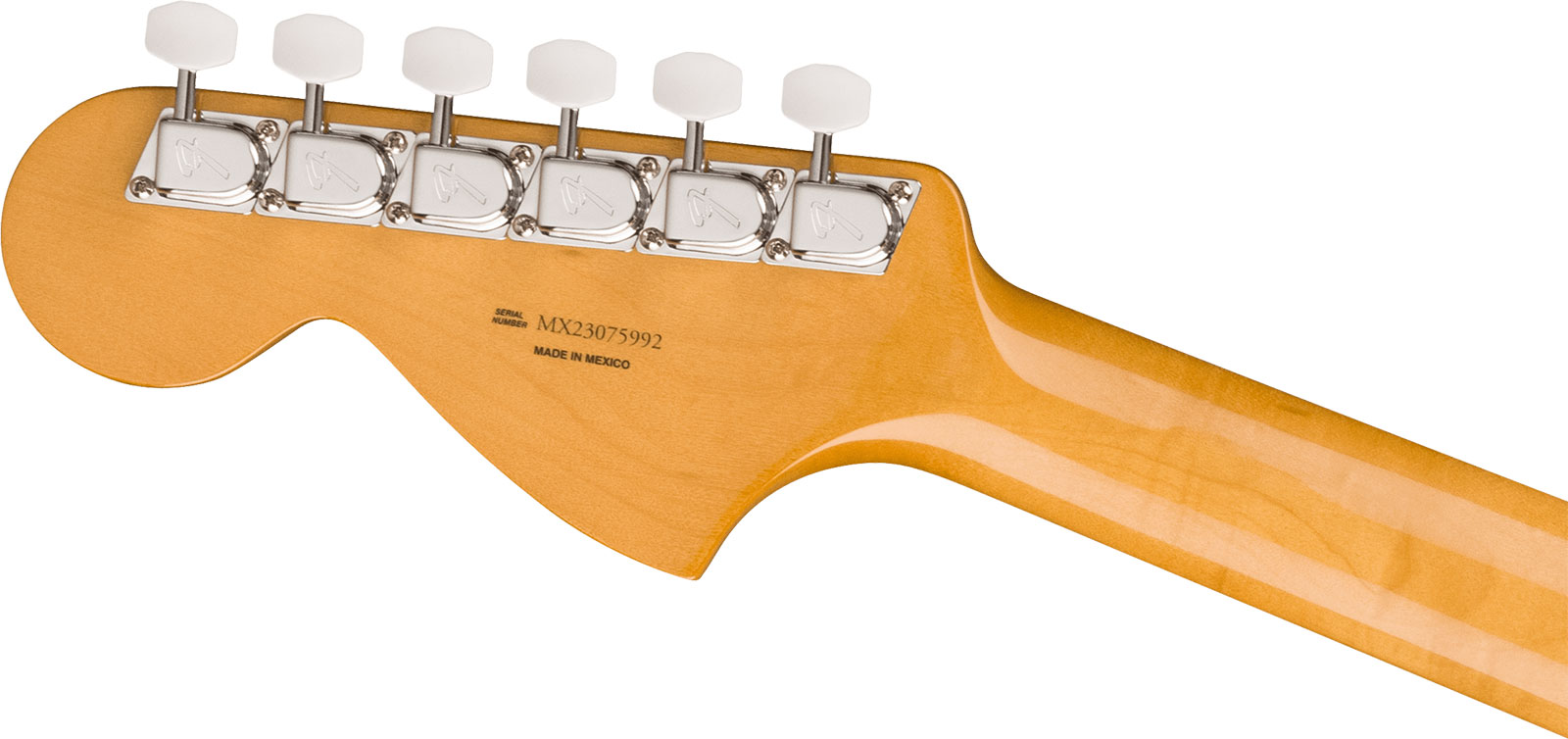Fender Mustang 70s Competition Vintera 2 Mex 2s Trem Rw - Competition Orange - Retro-Rock-E-Gitarre - Variation 3