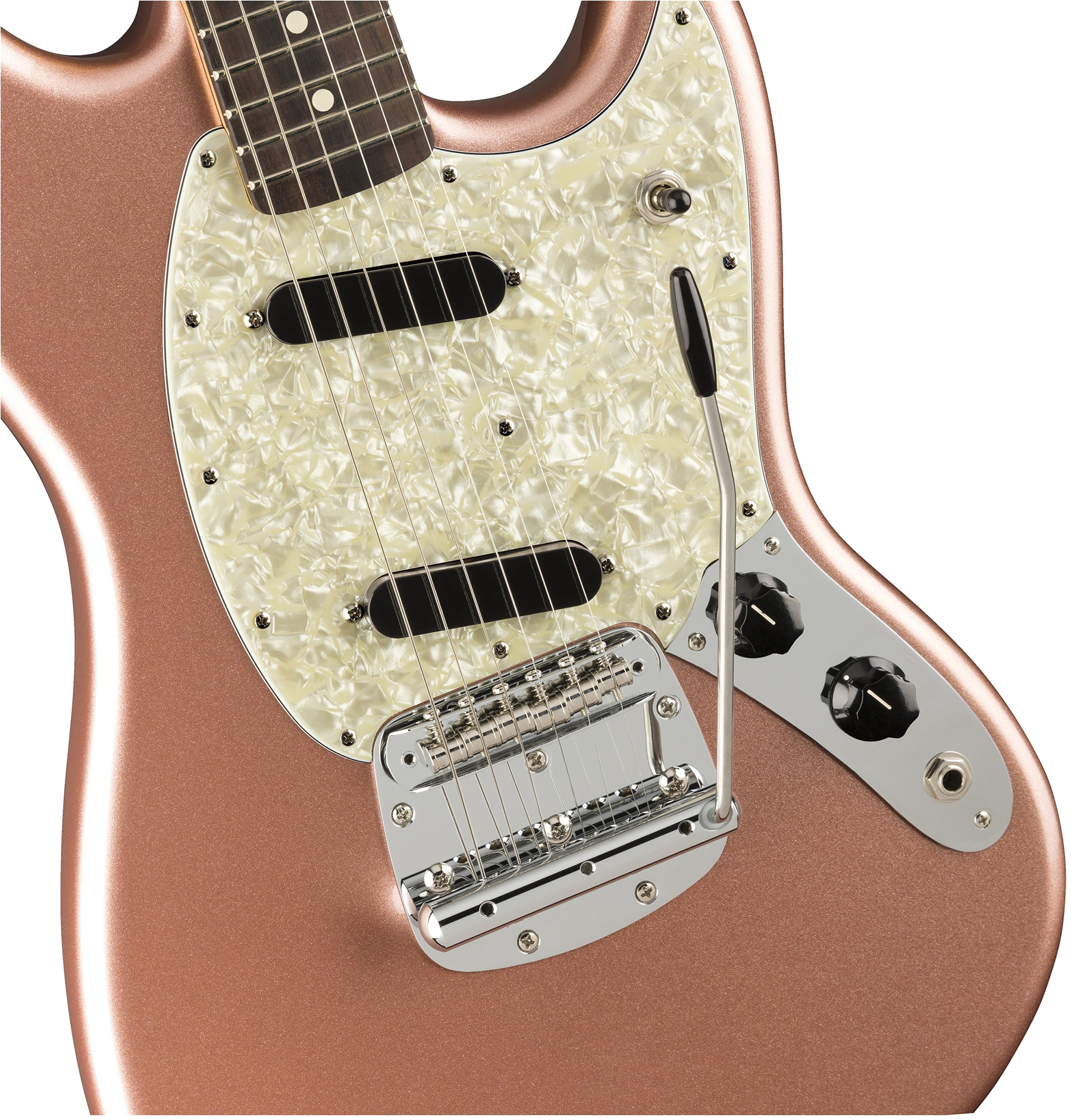 Fender Mustang American Performer Usa Ss Rw - Penny - Double Cut E-Gitarre - Variation 2