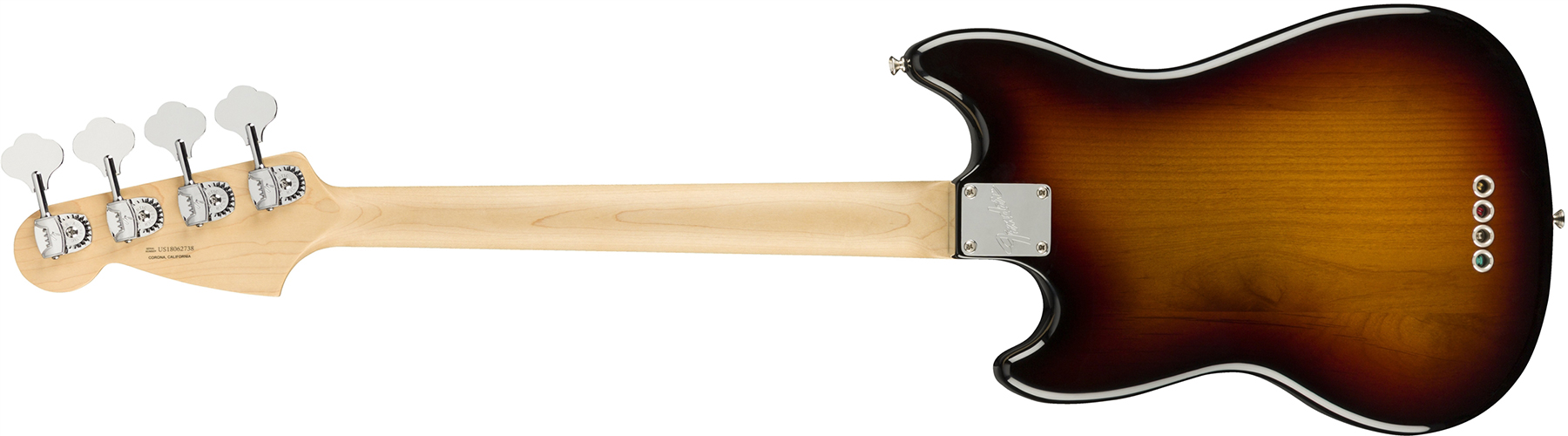 Fender Mustang Bass American Performer Usa Rw - 3-color Sunburst - E-Bass für Kinder - Variation 1