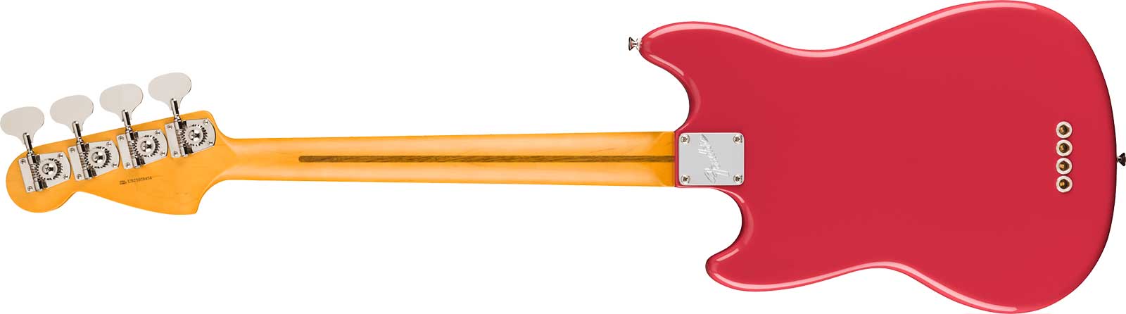 Fender Mustang Bass Classic American Pro Usa Shsc Mn - Faded Dakota Red - Solidbody E-bass - Variation 1