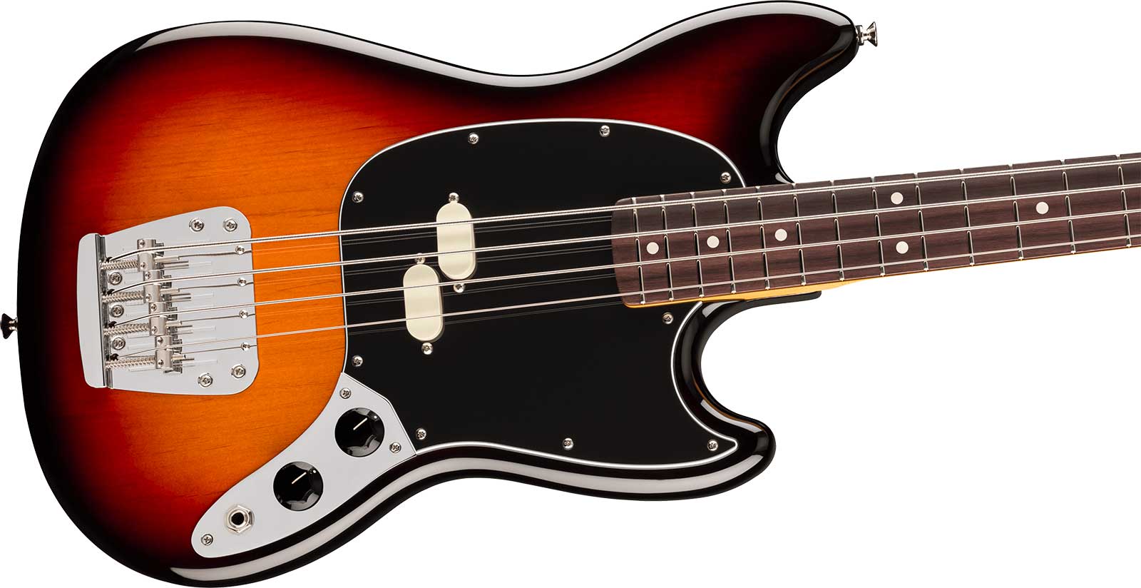 Fender Mustang Bass Classic American Pro Usa Shsc Rw - 3-color Sunburst - Solidbody E-bass - Variation 2