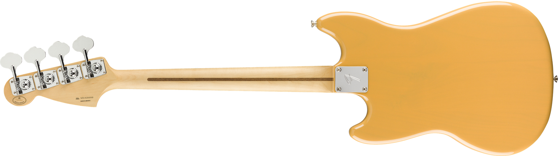Fender Mustang Bass Pj Player Ltd Mex Mn - Butterscotch Blonde - E-Bass für Kinder - Variation 1