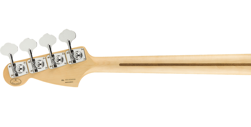 Fender Mustang Bass Pj Player Ltd Mex Mn - Shell Pink - E-Bass für Kinder - Variation 1