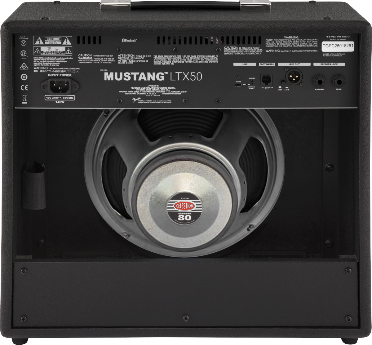 Fender Mustang Ltx50 50w 1x12 - Combo für E-Gitarre - Variation 1