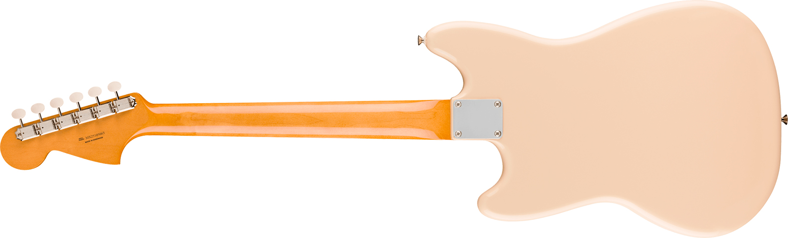 Fender Mustang Mid 60s Vintera 3 Mex Shsc 2s Trem Rw - Olympic White - Retro-Rock-E-Gitarre - Variation 1