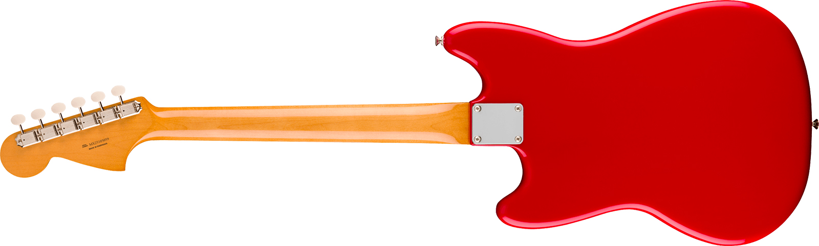 Fender Mustang Mid 60s Vintera 3 Mex Shsc 2s Trem Rw - Dakota Red - Retro-Rock-E-Gitarre - Variation 1