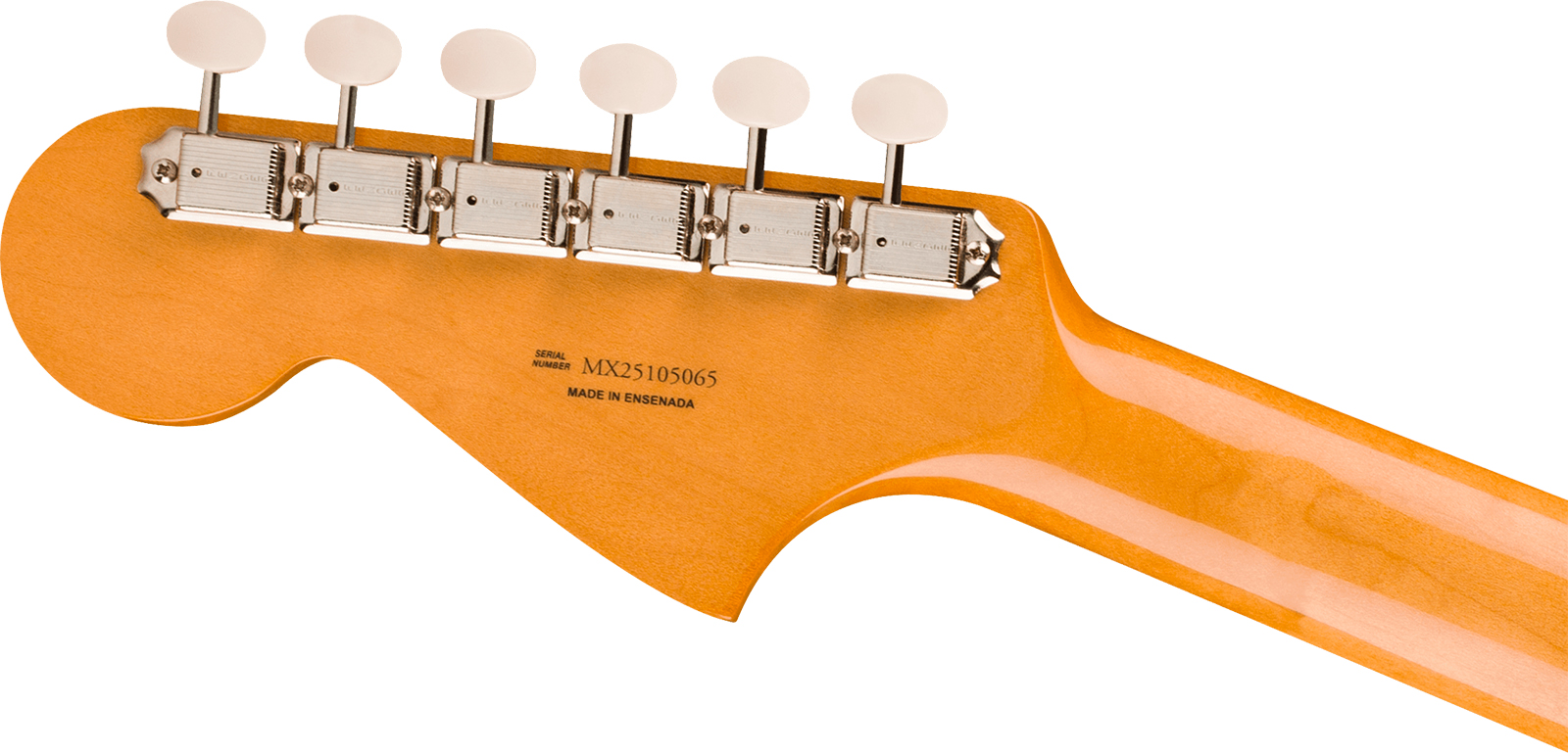Fender Mustang Mid 60s Vintera 3 Mex Shsc 2s Trem Rw - Dakota Red - Retro-Rock-E-Gitarre - Variation 3