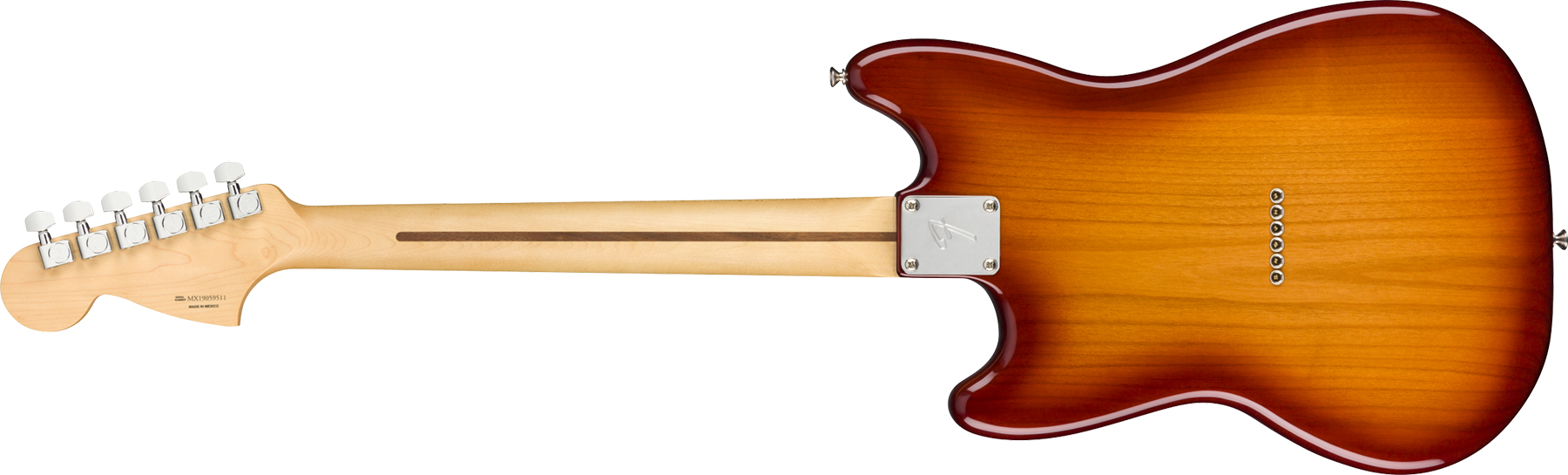 Fender Mustang Player Mex Ht 2s Mn - Sienna Sunburst - Retro-Rock-E-Gitarre - Variation 1
