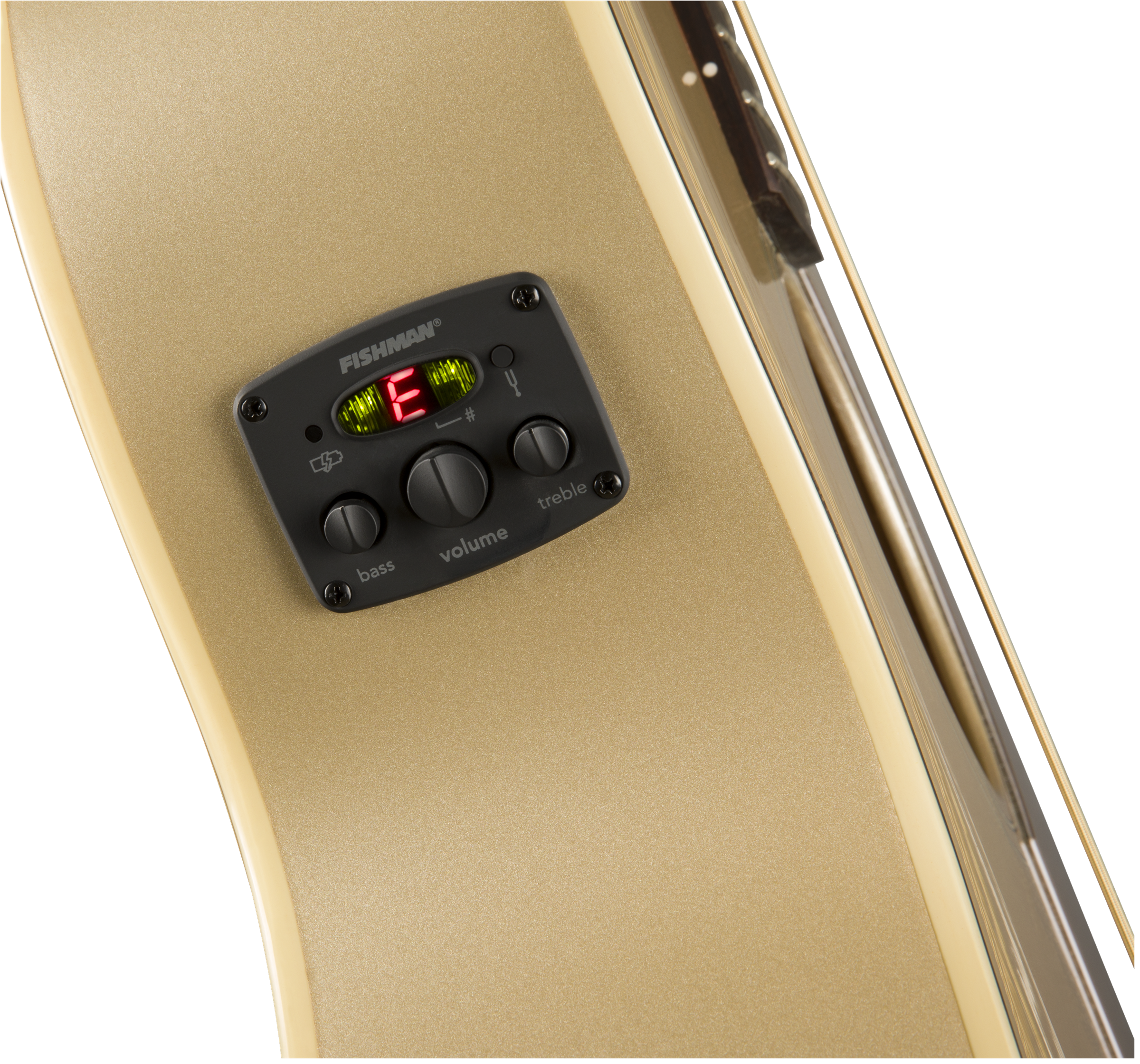 Fender Newporter Player Auditorium Cw Epicea Acajou Wal - Champagne - Elektroakustische Gitarre - Variation 4