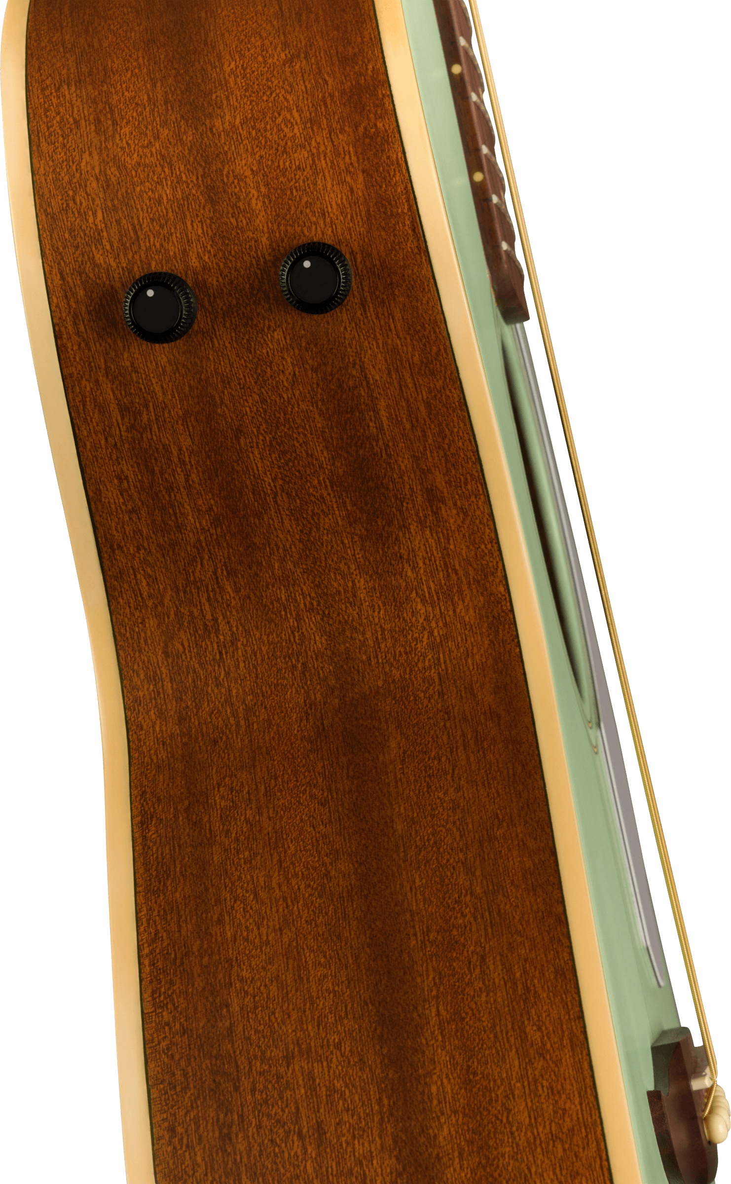 Fender Newport Player Cw Epicea Sapelle - Surf Green - Elektroakustische Gitarre - Variation 4