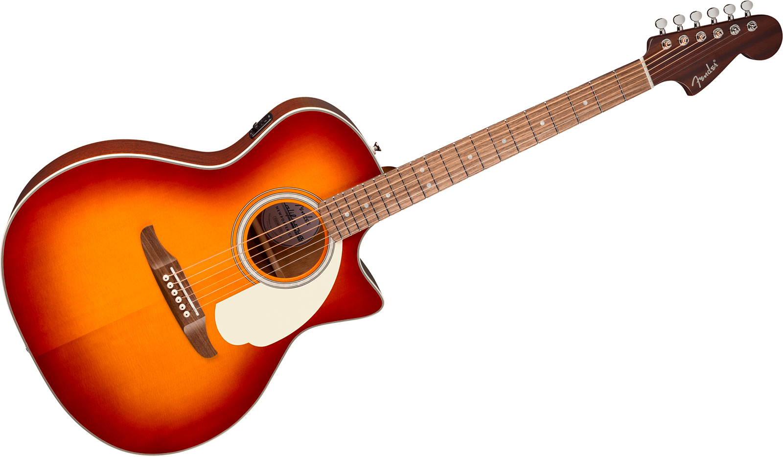 Fender Newporter Deluxe Ce California Auditorium Cw Epicea Acajou Wal - Sienna Sunburst - Folk-Gitarre - Variation 1