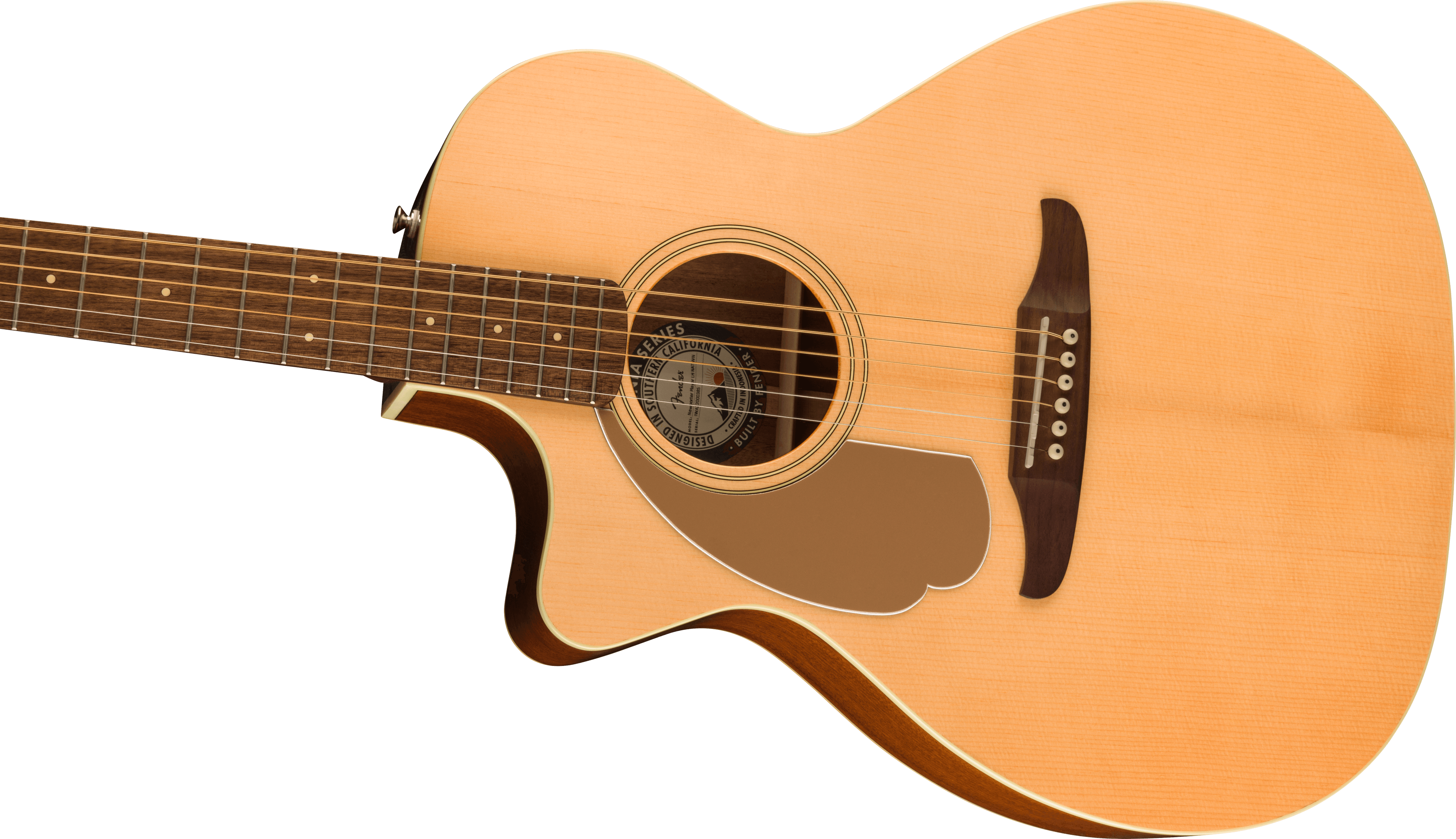 Fender Newporter Player Auditorium Gaucher Cw Epicea Acajou Wal - Natural - Folk-Gitarre - Variation 2