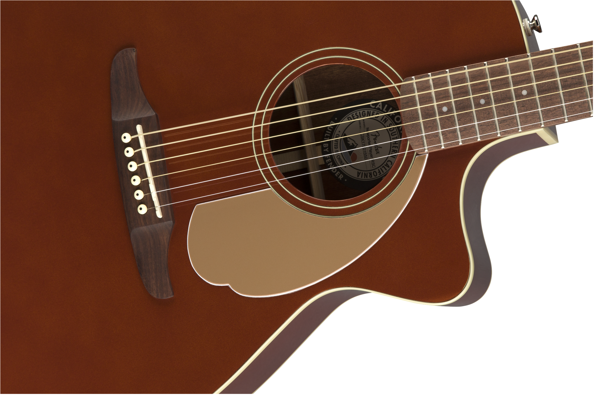 Fender Newporter Player - Rustic Copper - Westerngitarre & electro - Variation 3