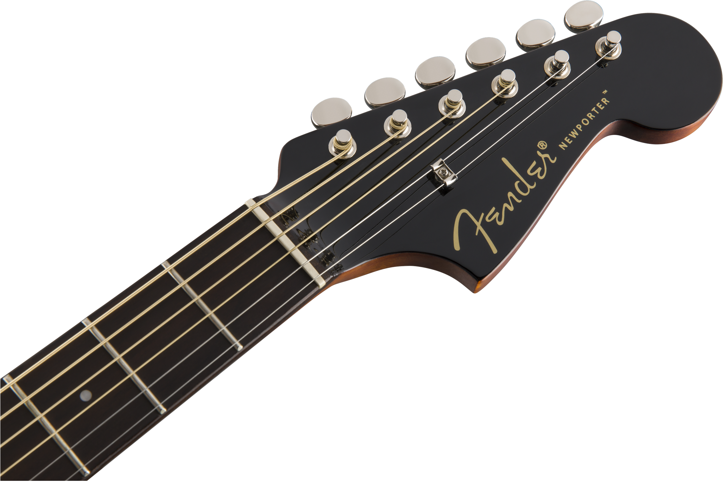 Fender Newporter Player - Jetty Black - Westerngitarre & electro - Variation 4